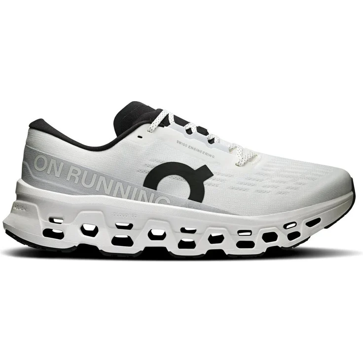 ON Running CLOUDMONSTER 3, Neutrale Laufschuhe mit CloudTec®-Dämpfung, atmungsaktivem Obermaterial, weiß, Größe 42 – Bild 1