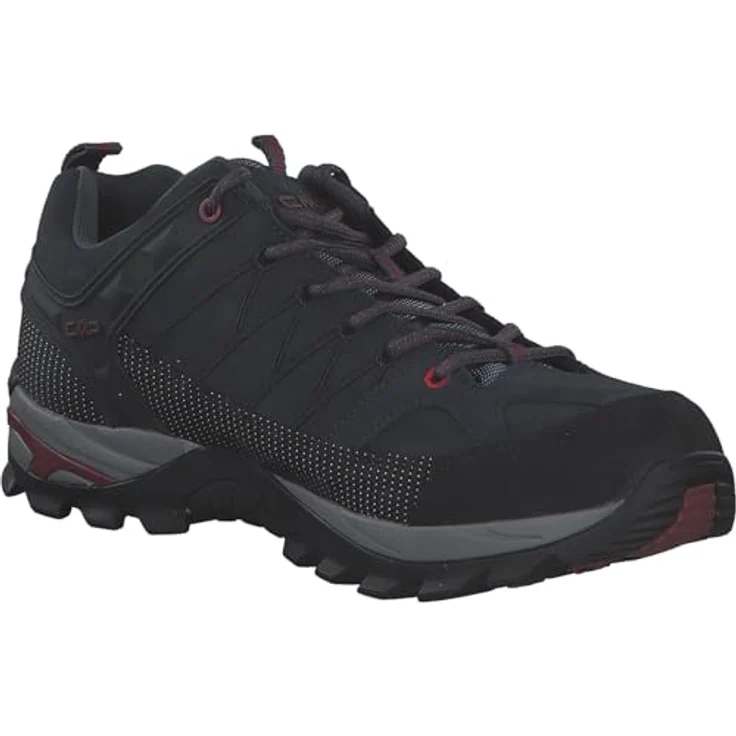 CMP Campagnolo Rigel Low WP, Herren Wanderschuhe, wasserfest mit CMP Full On Grip Sohle, Größe 46, Blau – Bild 7