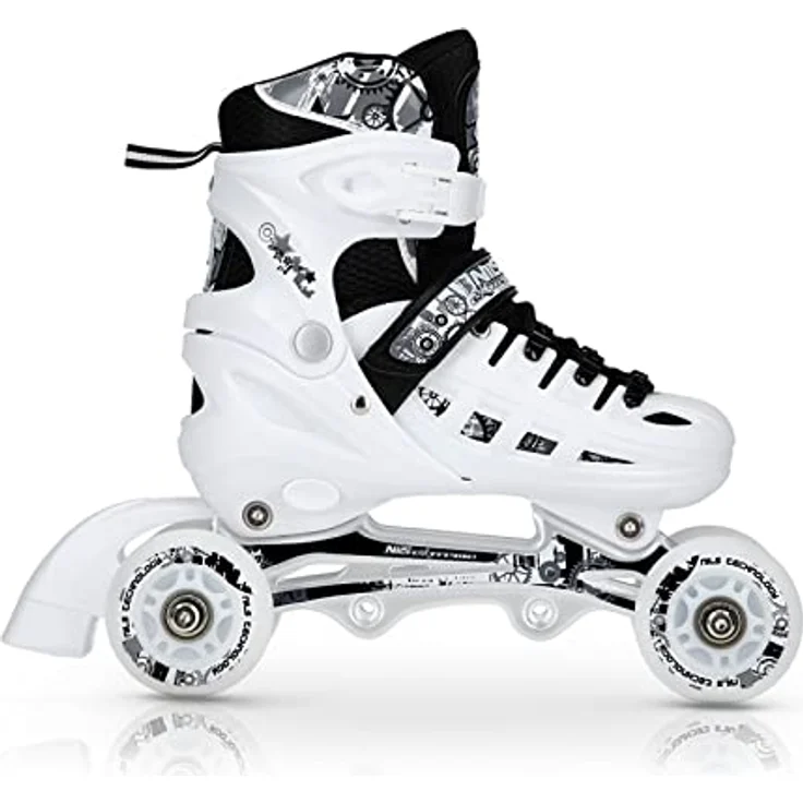 Nils NH10905, Inline Skates mit leuchtenden Rädern und multifunktionalem Befestigungssystem, Größe 40 – Bild 4