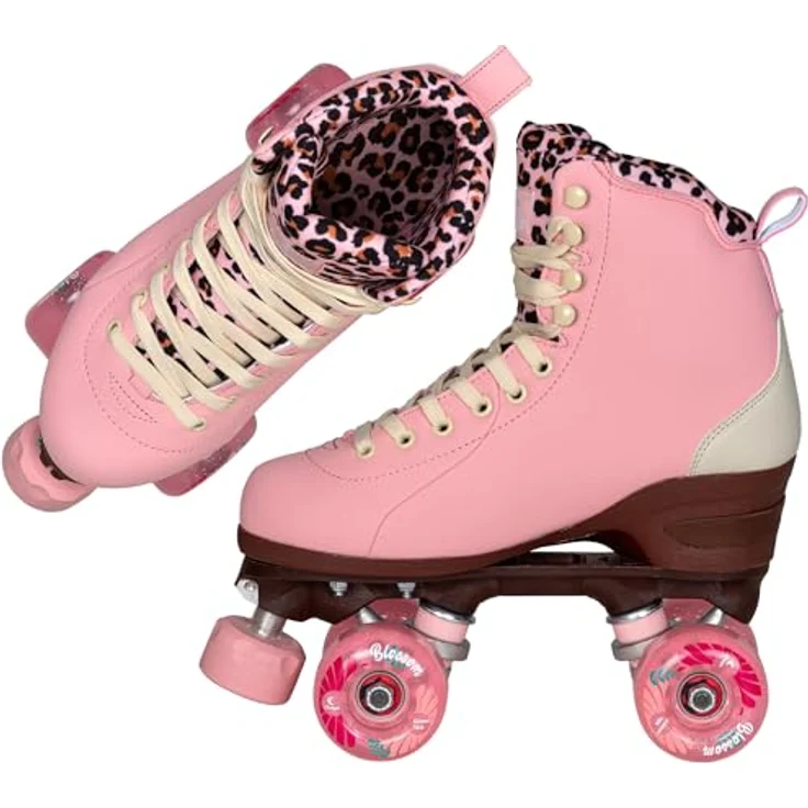 Chaya Miyu Leopaard Rollschuhe in Rosa EU 36 – Bild 4