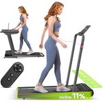 TurboTronic By Z-LINE Cardio Laufband & Cardiotrainer, bis 10 km/h, 2 Steigungsstufen, 6 Programme, LED-Display, Tablet-Halterung, klappbar, bis 120 kg, für Zuhause & Büro