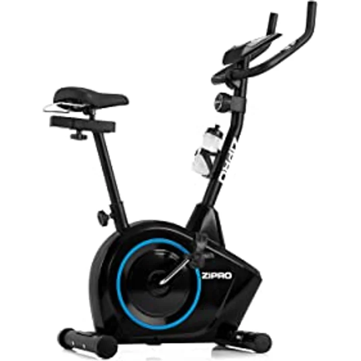 Zipro Heimtrainer Fahrrad Boost, Ergometer Fitnessbikes, Magnetisches Fahrradtrainer, Ergometer Fahrrad bis 120kg, Indoor Bike, Trainingsfahrrad für zuhause, Fahrradergometer Batteriebetrieben – Bild 1