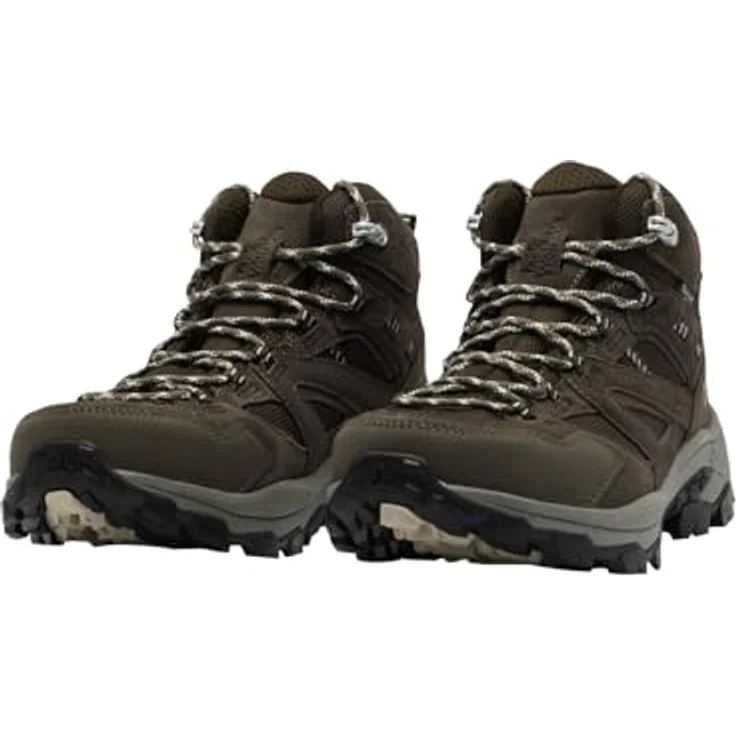 Jack Wolfskin Vojo Tour Texapore Mid, Wanderschuhe für Herren, wasserdicht, schwarz, Größe 46, mit griffiger Sohle und dämpfender Zwischensohle – Bild 7