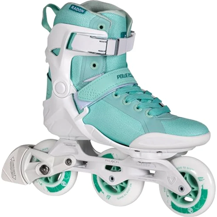 Powerslide Radon 3x90 Frau Auf Inlineskates Weiß EU 39, Rollschuhe für Fortgeschrittene mit 3 Rollen – Bild 2