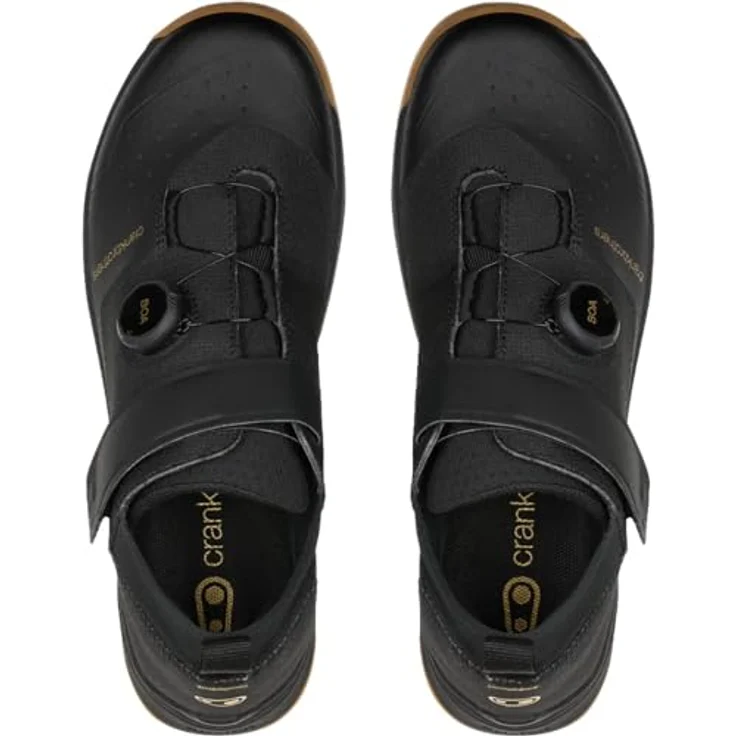 Crankbrothers Stamp Trail Schuh, BOA, flach, black/gold/gum, Größe 44 (EU) | 10.5 (US) – Bild 3