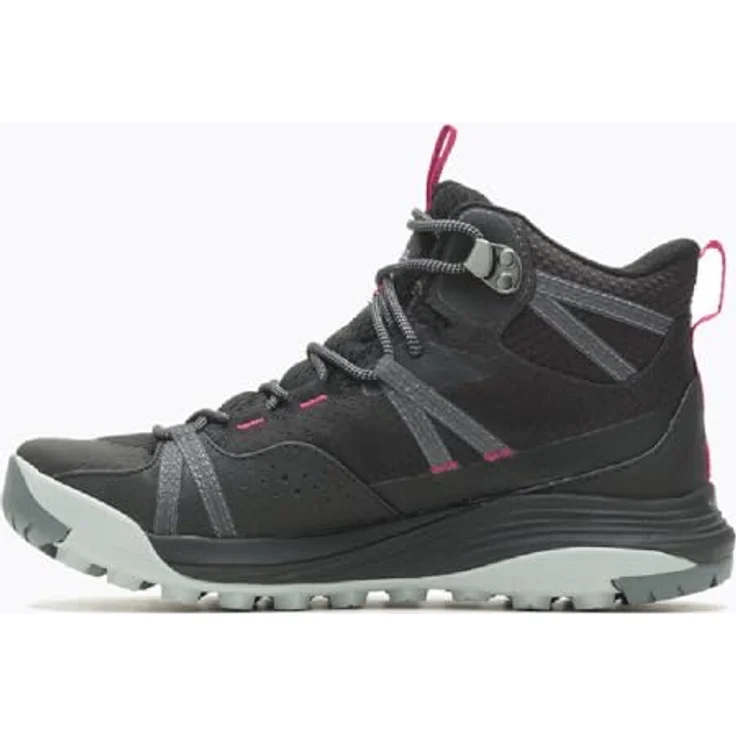 Merrell Siren 4 Mid GTX, Wasserdichte Wanderschuhe für Damen, schwarz, Größe 37, GORE-TEX®-Membran, Vibram®-Sohle, vegan-freundlich – Bild 3