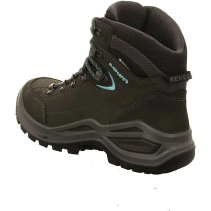 LOWA Renegade EVO GTX MID Ws, Wanderschuh für Damen aus Nubukleder & Textil, grau, Gr. 39 2/3 – Bild 4