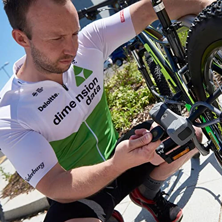 Yale Veloschloss, 120 cm Bügelschloss mit Sicherheitskabel und maximaler Schutzklasse – Bild 5