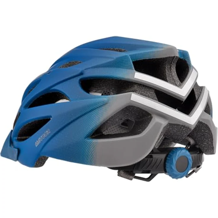 meteor® Marven Fahrradhelm, Herren Damen Kinder-Helm mit LUFTDURCHLASS-System und FLIEGENNETZ, ideal für MTB, Skaten und BMX, leicht anpassbare Passform – Bild 3