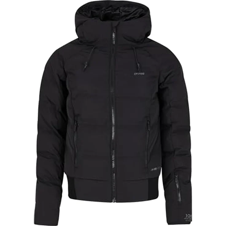 Protest PRTALYSUMI, Unisex Skijacke, PFC-frei, wasserabweisend, 10.000 mm Wassersäule, Schwarz, Größe 38 (M) – Bild 1