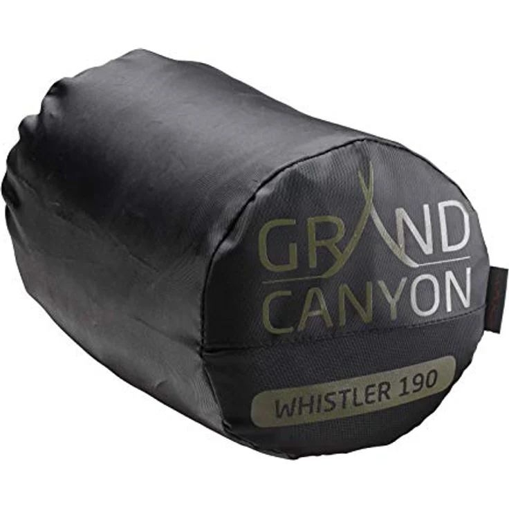 Grand Canyon Whistler 190 Schlafsack, Capulet Olive, Einheitsgröße - Micro Fibre Polyester, Mumienform, hält verschiedenen Wetterbedingungen stand – Bild 5