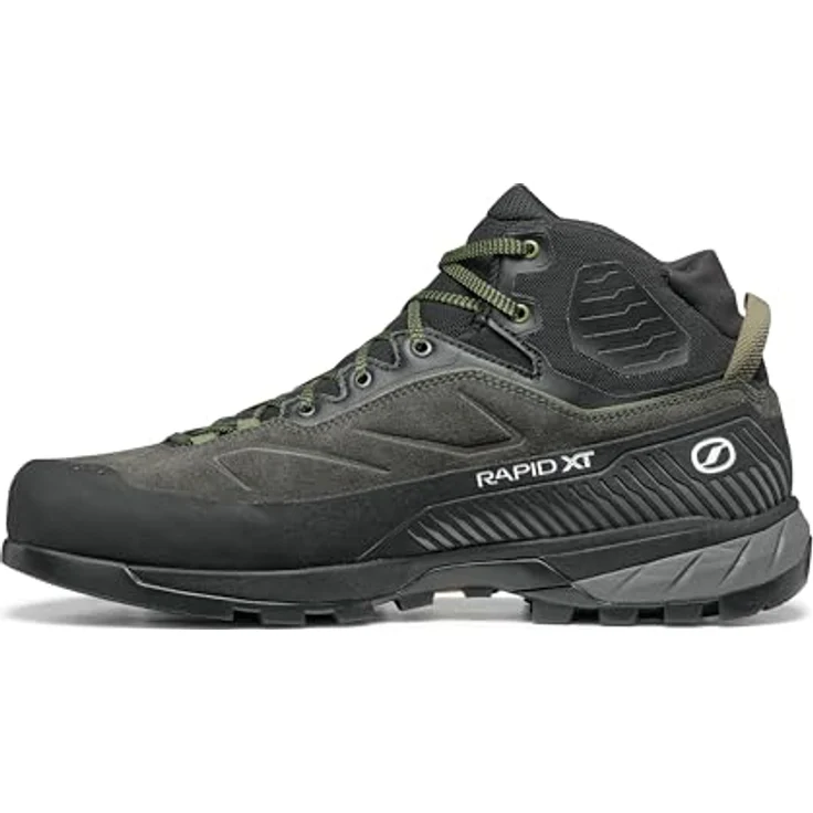 Scarpa Rapid XT Mid GTX, Herren Wanderschuhe, wasserdicht, griffige Sohle, grau, Größe 43 – Bild 1