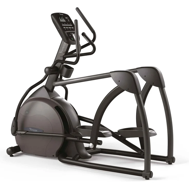 Vision Fitness Elliptical Trainer S60, Crosstrainer mit Suspension Design und 25 Widerstandsstufen