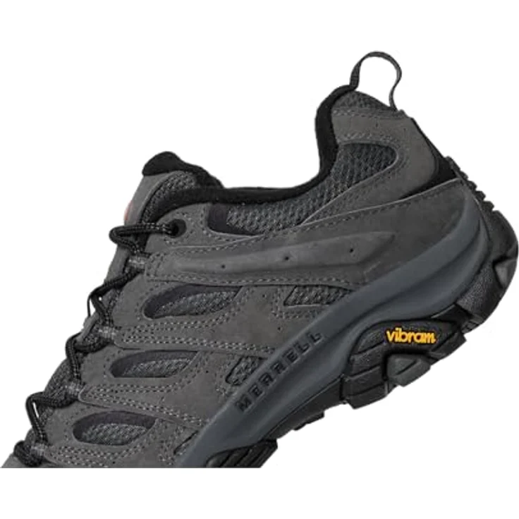 Merrell MOAB 3, Wanderschuh wasserdicht mit flexiblem Schaft und profilierter Gummi-Sohle, schwarz – Bild 7