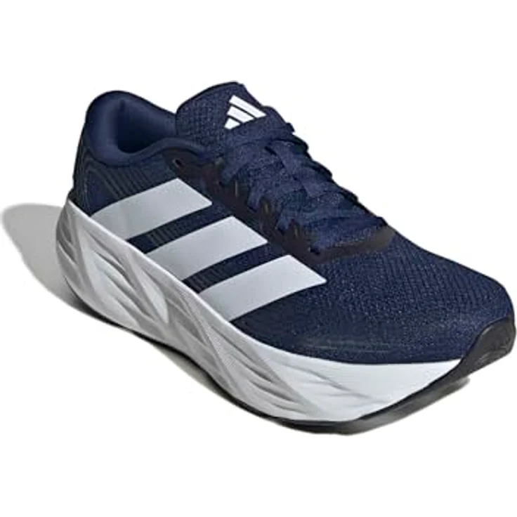 Adidas Galaxy 8 IH9813, Laufschuh mit Cloudfoam Dämpfung, Weiß/Dark Blue/Night Indigo – Bild 3