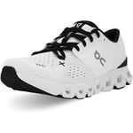 ON Running Cloud X 4, Herren Sneakers aus Textil, rutschfeste Gummisohle, Ivory-Black, EU 42.5 US 9