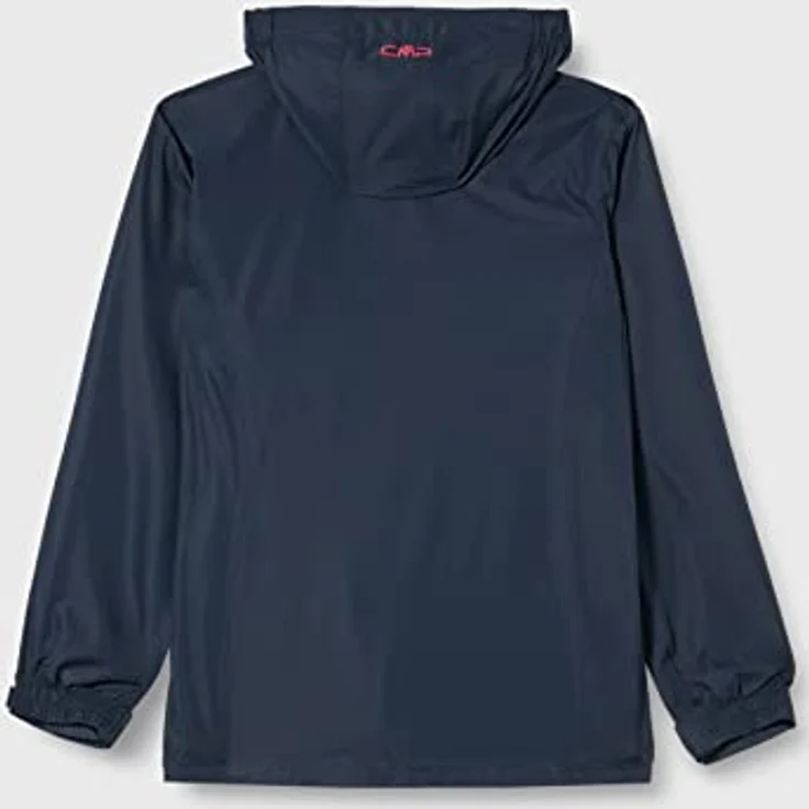 CMP N950 Regenjacke Kinder, wasserdichte Ripstop-Jacke mit 10.000 mm Wassersäule, leicht und atmungsaktiv, schwarz-blau, Größe 176 – Bild 2