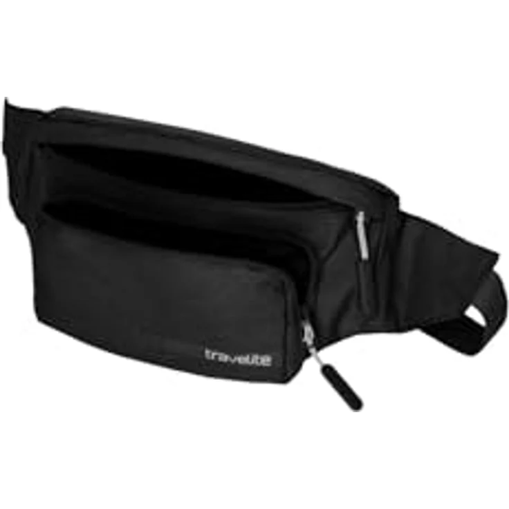 Travelite Handgepäck Bauchtasche, Gepäck Serie Kick Off: Praktische Gürteltasche für Urlaub und Sport, 30 cm, 5 Liter, Schwarz – Bild 4