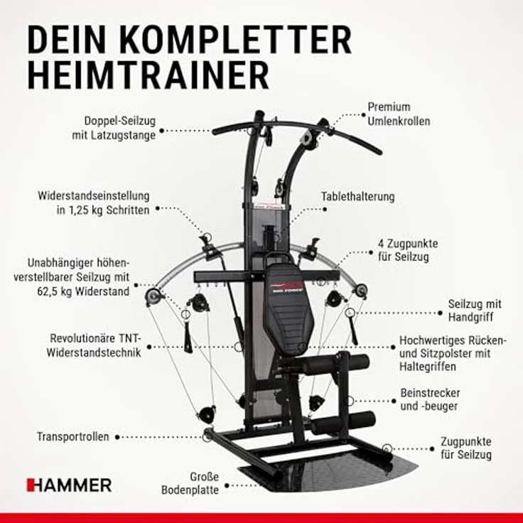 Finnlo by Hammer Kraftstation Bio Force Extreme Sixpack Plus – Bild 5