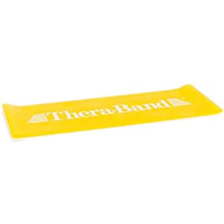 THERABAND Übungsband Loop, 7,6 cm x 20,5 cm, Gelb | leicht für untere Extremitäten, OneSize – Bild 1