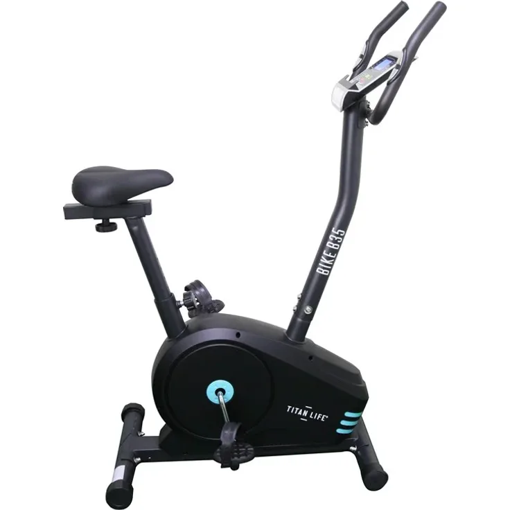 TITAN LIFE LIFE BIKE B35, Ergometer mit 16 Widerstandsstufen, 21 Programmen und LCD-Display