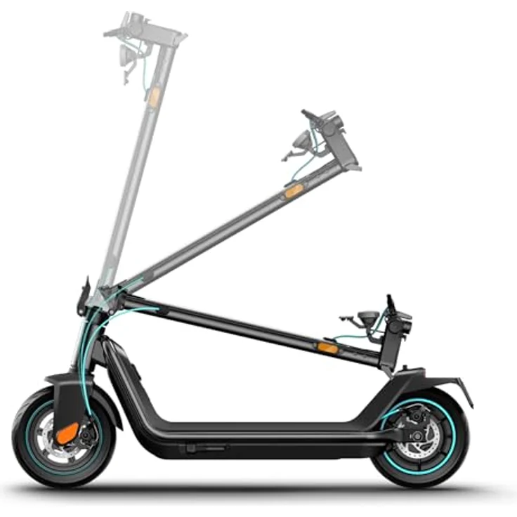 Odys E-Scooter ALPHA X5 PRO II, 20 km/h, bis zu 50 km Reichweite, 450 Watt Motor, 120 kg Traglast – Bild 6