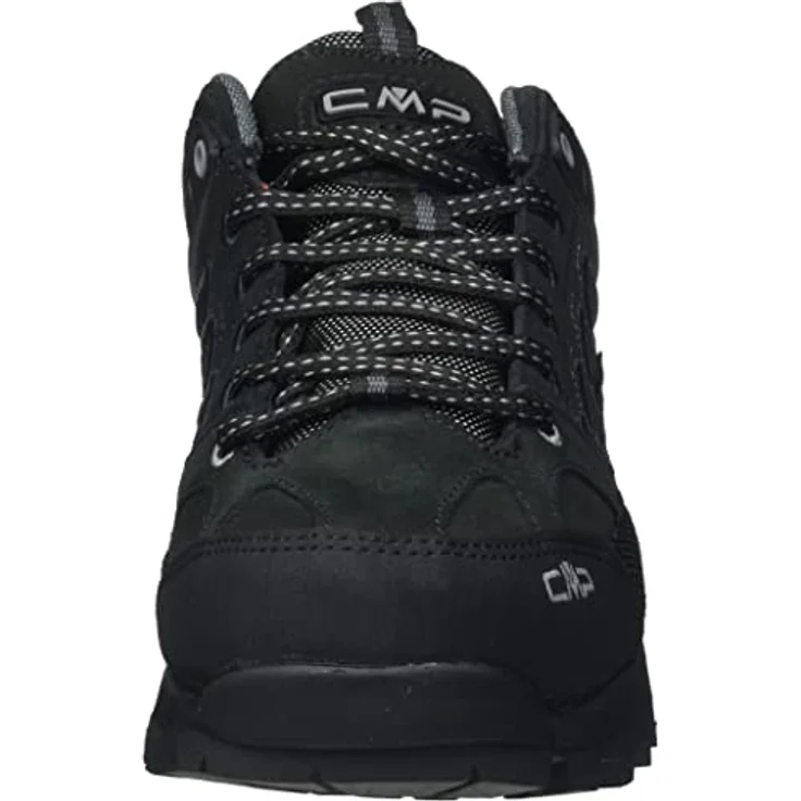 CMP Herren Wanderschuhe Moon Low Waterproof, Trekkingschuh mit Vibram-Sohle und wasserundurchlässiger Membran, schwarz – Bild 2