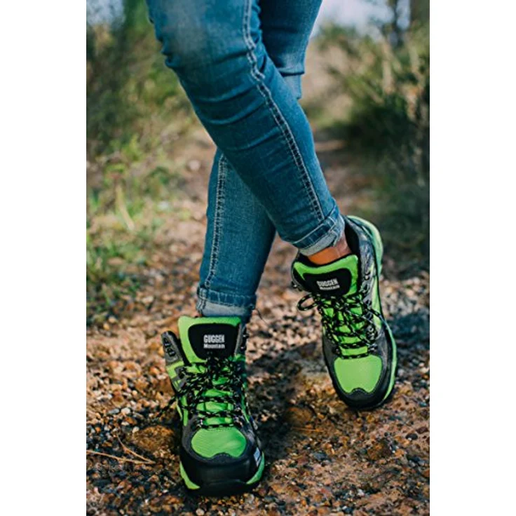 GUGGEN MOUNTAIN Damen Wanderschuhe M011, robuste Outdoor Walkingschuhe für Wanderungen und Bergtouren – Bild 3