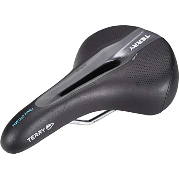 Terry Figura, Velosattel mit Gelpolsterung, Entlastungskanal und WeatherMax DuraLux Oberfläche für Touren und Pendeln