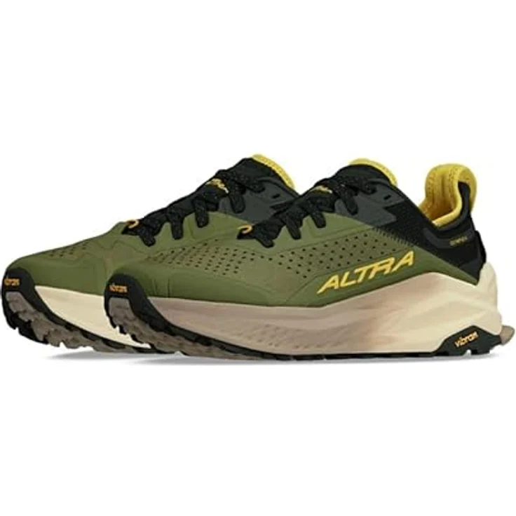 Altra Olympus 6, Herren Trailrunningschuh mit maximaler Dämpfung und Vibram® Megagrip, dusty olive, Größe 46.5 – Bild 5