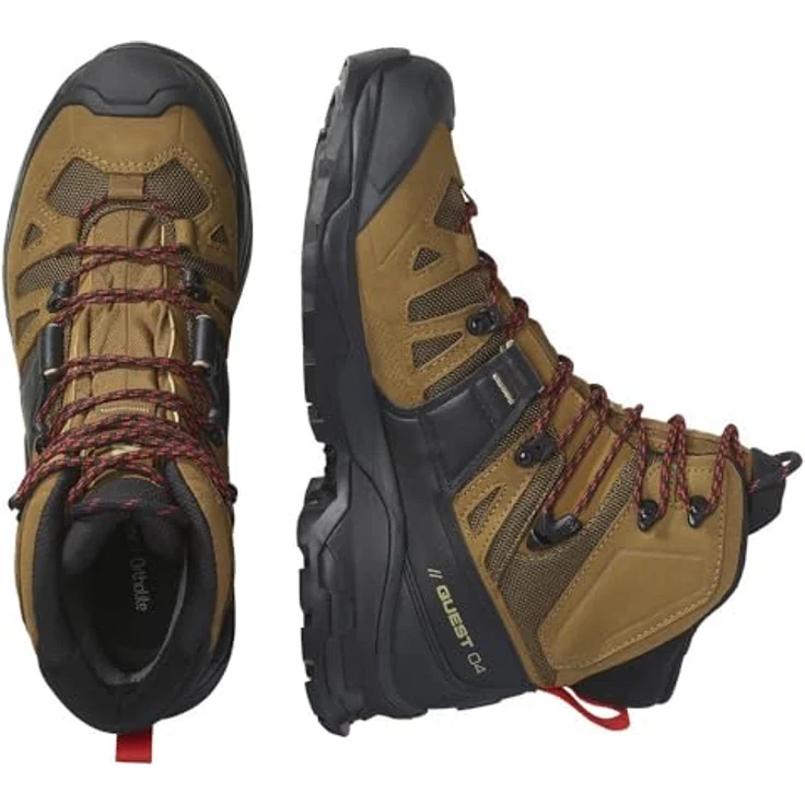 Salomon Quest 4 GTX, Herren Wanderschuhe, wasserdicht und atmungsaktiv, Braun, Größe 42 2/3 – Bild 2