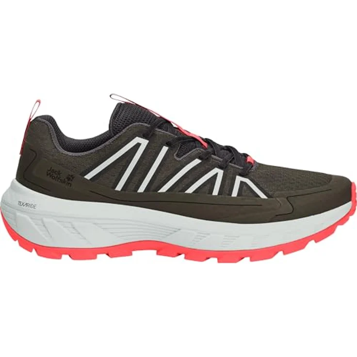 Jack Wolfskin Wild Hike Low M, Herren Wanderschuhe mit TEXARIDE-Technologie und optimalem Grip, Grün – Bild 1