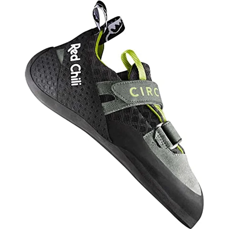 Red Chili Circuit LV II Kletterschuhe, Größe UK 7, komfortabel mit Klettverschlüssen, Farbe seaweed – Bild 1