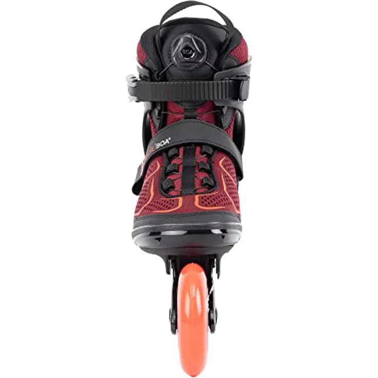 K2 Skates ALEXIS 90 BOA Inline Skates Damen burgund - orange EU 36 - Aluminium Schiene, ILQ 7 Kugellager, BOA™-System – Bild 5