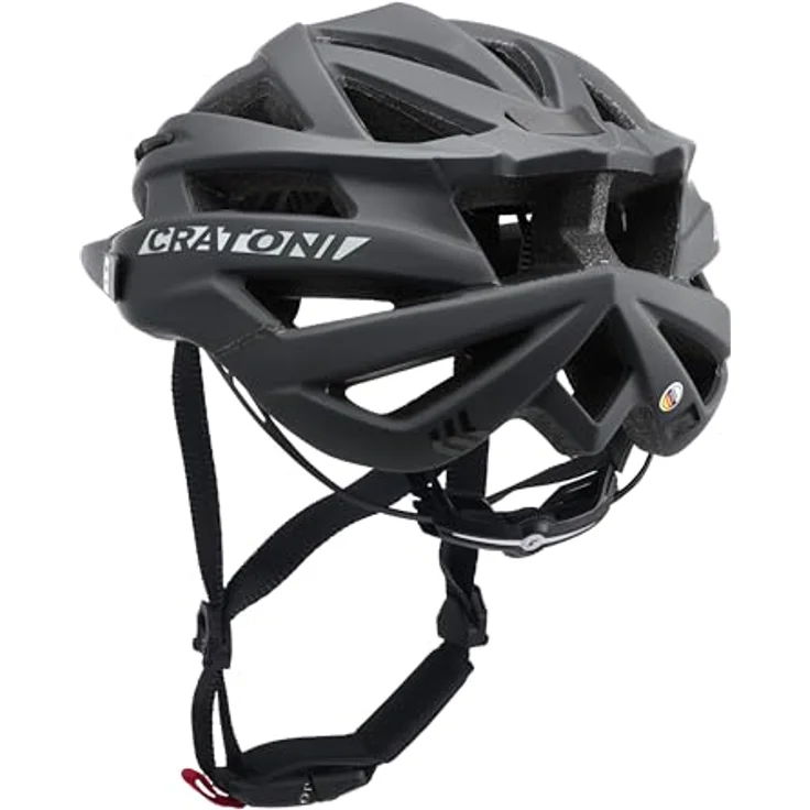 Cratoni Agravic, MTB Fahrradhelm in hellgrau matt, Gr. S/M (54-58 cm), stoßfest und belüftet – Bild 3
