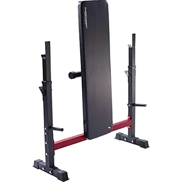Christopeit Sport Hantelbank WB 1000 - Trainingsbank mit 2 Ablagen - klappbar und höhenverstellbar - 200kg Belastbarkeit – Bild 4
