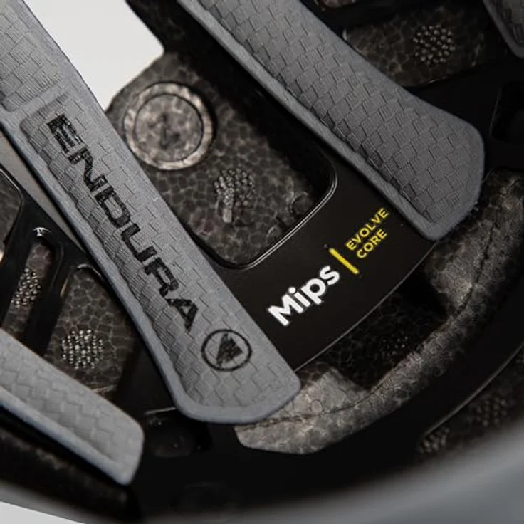 Endura Xtract Mips Fahrradhelm, leichter Kopfschutz mit großer Belüftung und einhand Mikro-Verstellsystem, schwarz – Bild 7