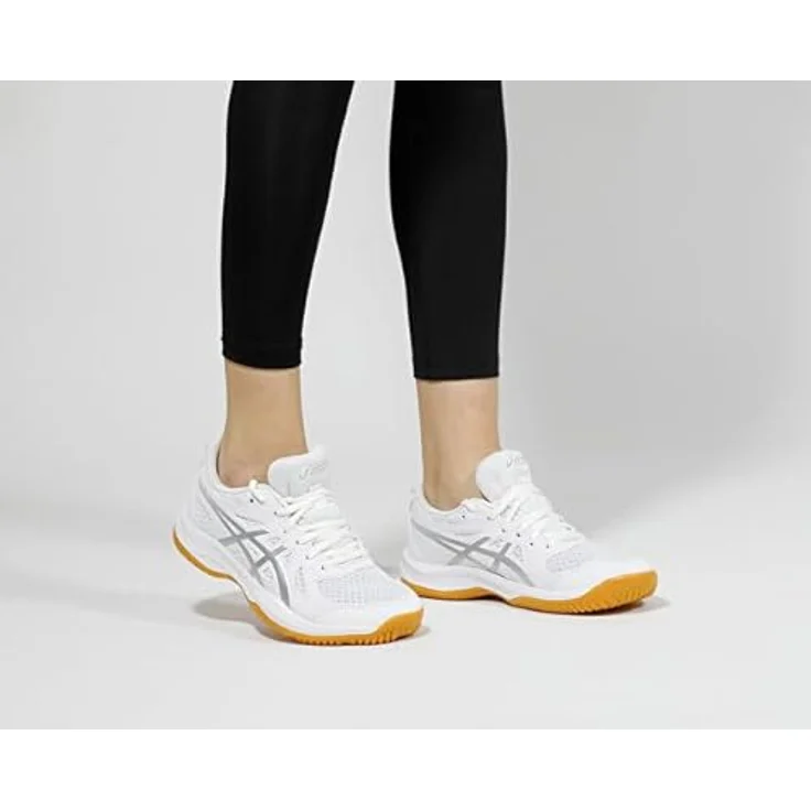 Asics Upcourt 6 Damen Sportschuh, leichtes Design mit Mesh-Einsätzen, weiß, Größe 8 – Bild 2