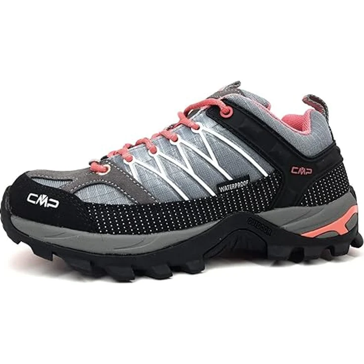 CMP Campagnolo Damen Wanderschuhe, Trekkinghalbschuhe mit wasserabweisendem Obermaterial, grau, Größe 36 – Bild 7