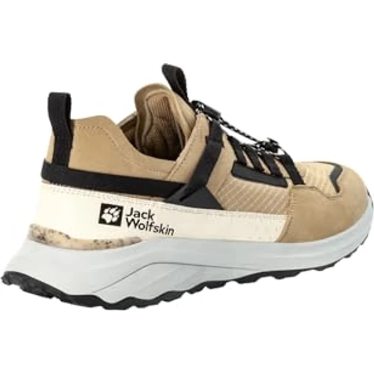 Jack Wolfskin Dromoventure Athletic Low M, Herren Wanderschuhe mit dämpfender EVA-Zwischensohle, Beige – Bild 6