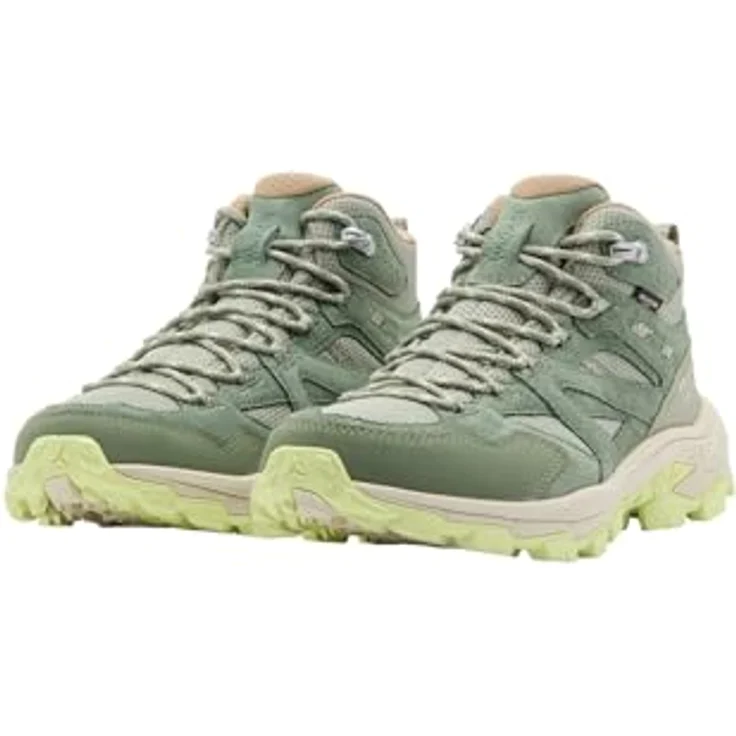 Jack Wolfskin Vojo Tour Texapore Mid W, wasserdichte Wanderschuhe für Damen, Grün, Größe 41, mit griffiger Gummi-Außensohle – Bild 4