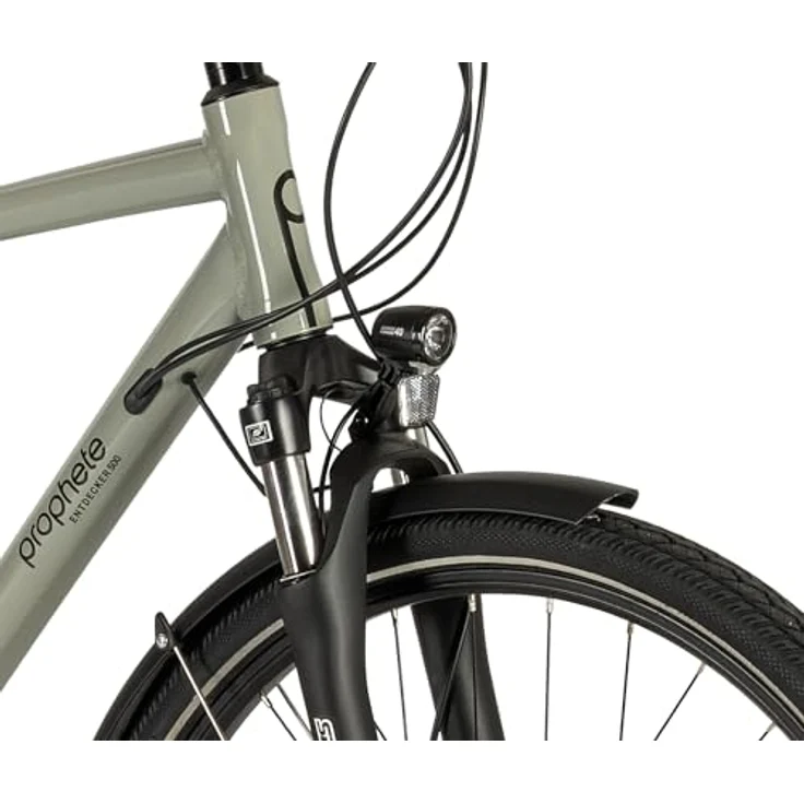 PROPHETE ENTDECKER 500 Trekking Herrenrad 28", Grey Heron Glanz – Shimano Altus 24-Gang, hydraulische Scheibenbremsen, Suntour NEX Federgabel, Aluminium Rahmen 52 cm – Bild 3