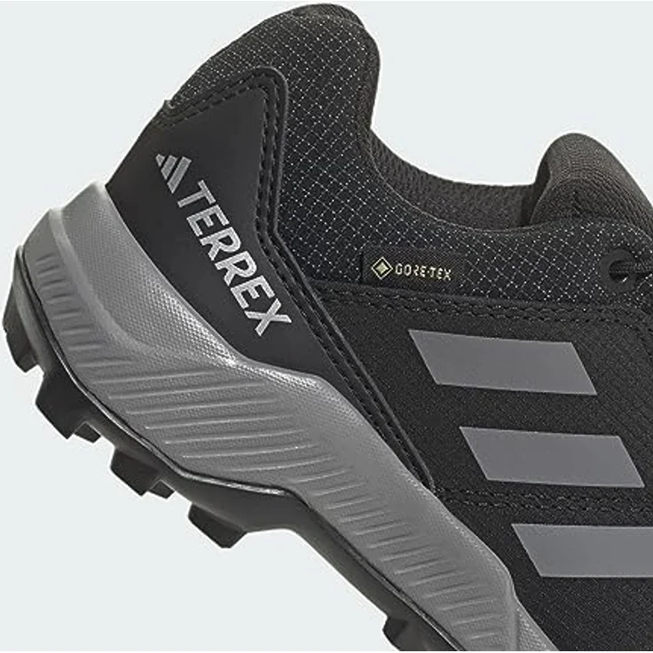 Adidas Terrex GTX, Wasserdichte Outdoorschuhe mit Gore-Tex-Membran, schwarz/grau, Größe 38 2/3 EU – Bild 9