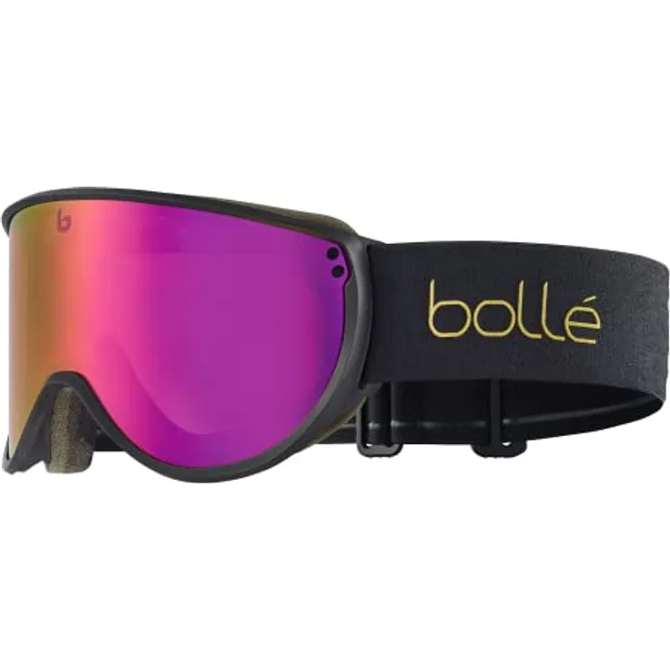 Bollé Blanca, Skibrille für Damen mit Anti-Beschlag und Anti-Kratz-Technologie, Filterkategorie 2, große Sichtfeld, rutschsicherer Sitz