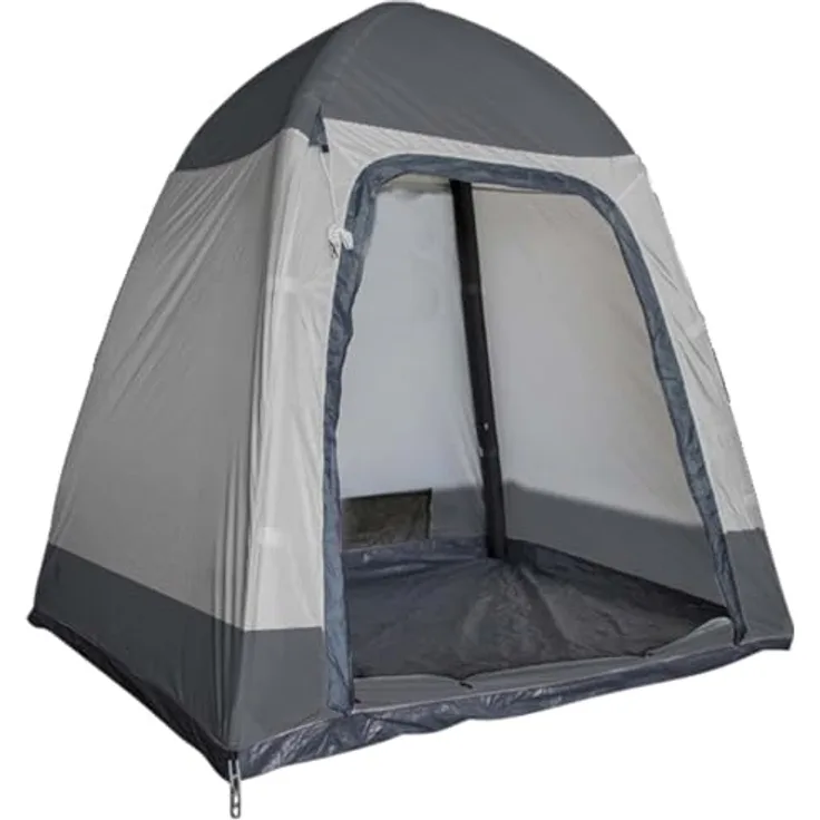 Bo-Camp Aufblasbares Lagerzelt, wasserdicht, Grau, 200 x 160 x 200 cm, 6.30 kg