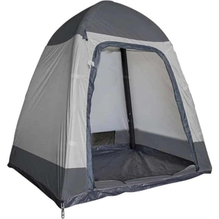 Bo-Camp Aufblasbares Lagerzelt, wasserdicht, Grau, 200 x 160 x 200 cm, 6.30 kg – Bild 1