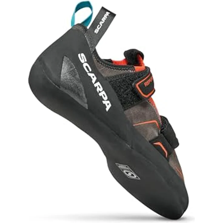 Scarpa Reflex VS, Herren Kletterschuhe in Grau, ideal für Einsteiger, mit anpassbarem Obermaterial und griffiger Sohle (Größe 44) – Bild 9