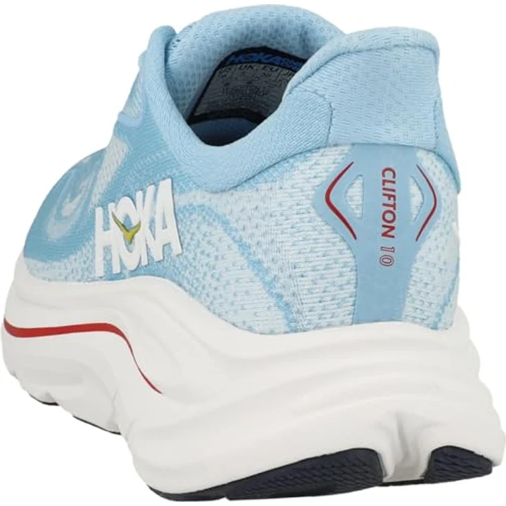 Hoka One One W Clifton 10, Leichte Laufschuhe mit EVA-Zwischensohle, Soaring Blue / Frost, Größe 42 – Bild 6