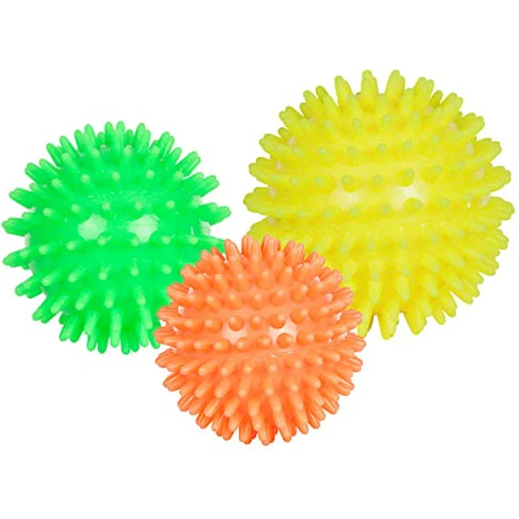 Igel-Ball soft, 3er Set, Massageball, Noppenball, Faszienball – Bild 2