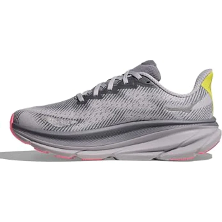 Hoka W Clifton 9 Gtx, wetterfester Laufschuh mit GORE-TEX, grau und foggy grey, Größe: 6.5 – Bild 7